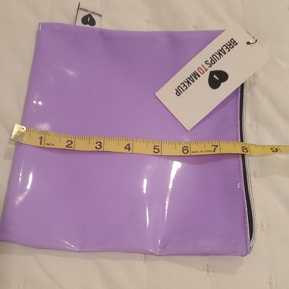 Purple Cosmetic Bag with Fun Print (24) - Picture 8 of 8